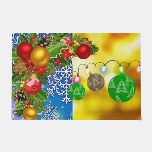 Kerstdeurmat Deurmat (Voorkant)