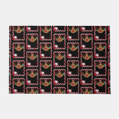 kerstdeuromte deurmat (Voorkant)