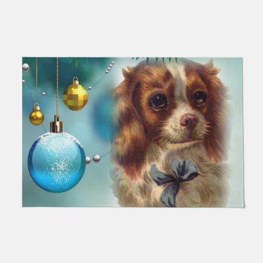 kerstdeuromte deurmat (Voorkant)