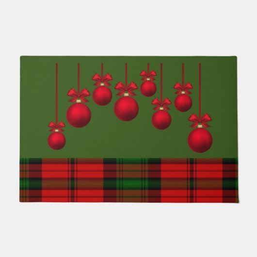 kerstdeuromte deurmat (Voorkant)