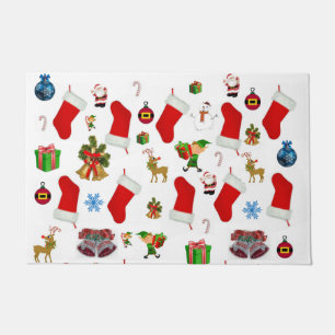 kerstdeuromte deurmat