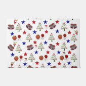 kerstdeuromte deurmat (Voorkant)