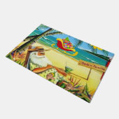 Kerstdeuropening, zomerbakkerst deurmat (Schuin)