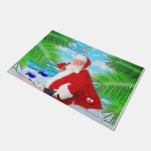 Kerstdeuropening, zomerbakkerst deurmat (Schuin)