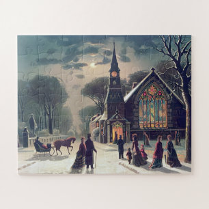 Kerstdienst J Hoover En Zoon 1878 Legpuzzel