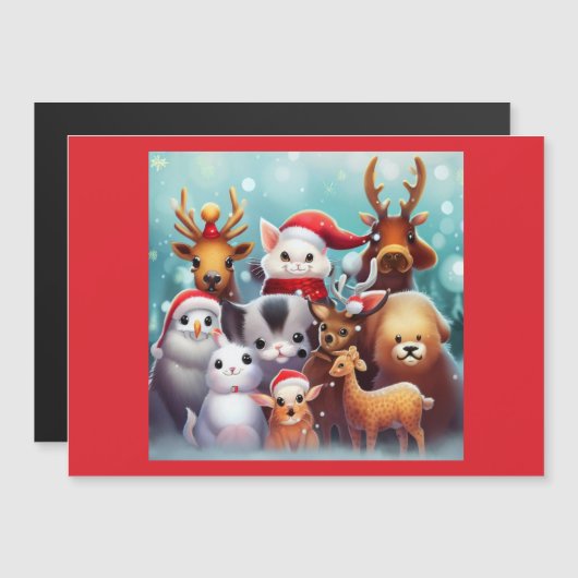 Kerstdieren 2 (Voorkant / Achterkant)