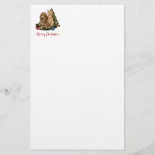 Kerstdieren Briefpapier