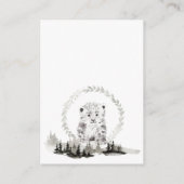 Kerstdieren Dank u Behuizing Kaart (Achterkant)