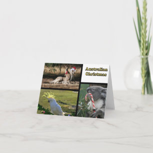 Kerstdieren Feestdagen Kaart