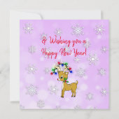 kerstdieren — Festive Custom Kaart (Achterkant)