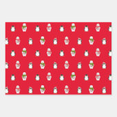 Kerstdieren Inpakpapier Vel (Voorkant)