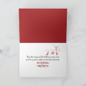 Kerstdij in het raam feestdagen kaart (Binnen)