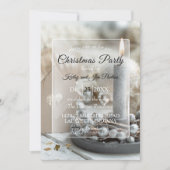 Kerstdiner/feestuitnodiging Kaart (Voorkant)