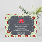 kerstdiner kaart (Staand voorkant)