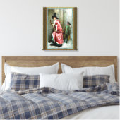 Kerstdiner verpakt Canvas Afdruk (Insitu (Slaapkamer))