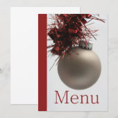 Kerstdinermenu Menu (Voorkant / Achterkant)
