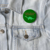 kerstdinosauerspeld ronde button 5,7 cm (In situ)