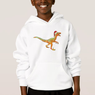 Kerstdinosaur Funny Santa Velociraptor