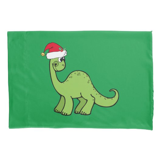 Kerstdinosaur Kussensloop (Voorkant)