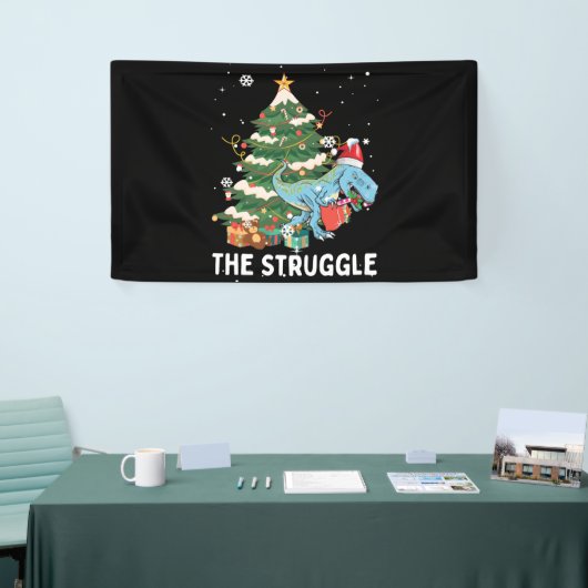 kerstdinosaur Tree Rex Pajamas Struggle Spandoek (Beurs)
