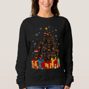 Kerstdoberman Hondenliefhebber Funny Tree Santa Ke Trui