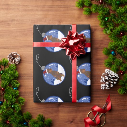 Kerstdoberman Pinscher Cadeaupapier (Feestdagen Geschenken)