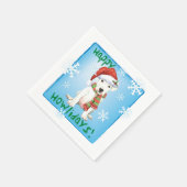 Kerstdogo Argentino Servet (Hoek)