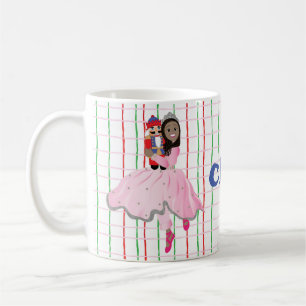Kerstdonker Geharreerde Ballerina Nutkraker Koffiemok