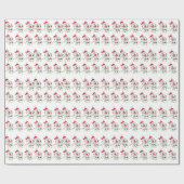 KerstDonkey Cadeaupapier (Vlak)