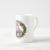 KerstDonkey Santa Bone China Mok (Voorkant rechts)