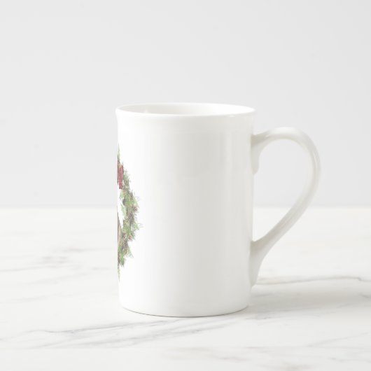 KerstDonkey Santa Bone China Mok (Rechts)