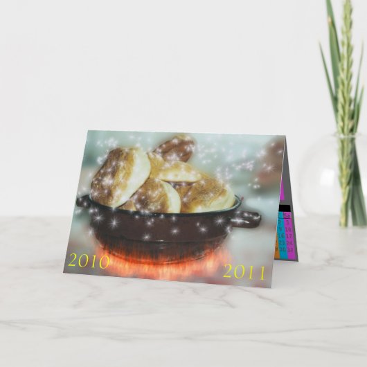 Kerstdonuts, Kalender 2011 Feestdagen Kaart (Voorkant)