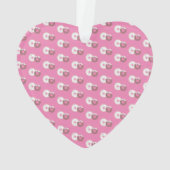 kerstdonuts Sprinkles Bakery Pink Ornament (achterkant)