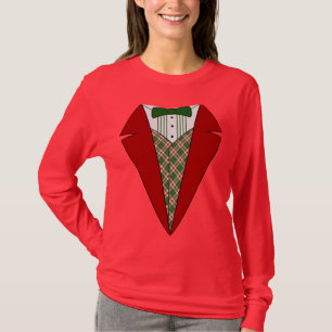 Kerstdoosjes, rood en groen t-shirt