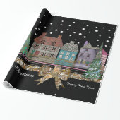 Kerstdorp 15 ft cadeaupapier (Uitgerold)
