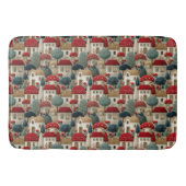 kerstdorp badmat (Voorkant)