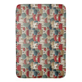 kerstdorp badmat (Voorkant Verticaal)