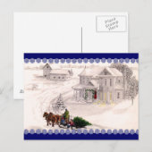 Kerstdorp Briefkaart (Voorkant / Achterkant)