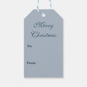 kerstdorp cadeaulabel (Achterkant)