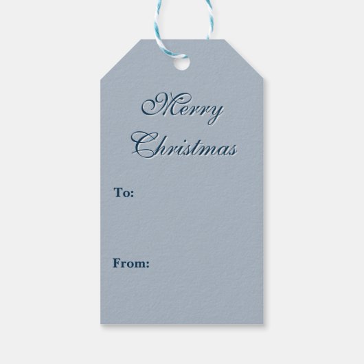 kerstdorp cadeaulabel (Achterkant)