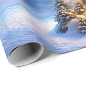 kerstdorp cadeaupapier (Rol Hoek)