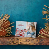 Kerstdorp Holiday Photo Table Plaque Fotoplaat (Zijkant)