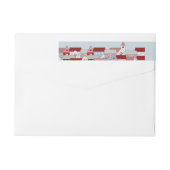 Kerstdorp Holiday Wraparound Adres label (Achterkant)