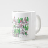 Kerstdorp Jumbo Coffee-Mok Extra Grote Beker (Voorkant rechts)