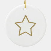 kerstdorp keramisch ornament (Achterkant)