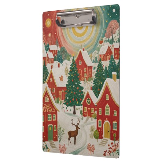 kerstdorp klembord (Links)