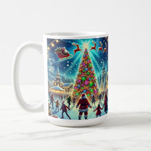 kerstdorp koffiemok (Links)