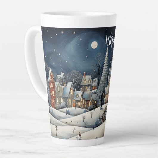 kerstdorp latte mok (Linkerhoek)