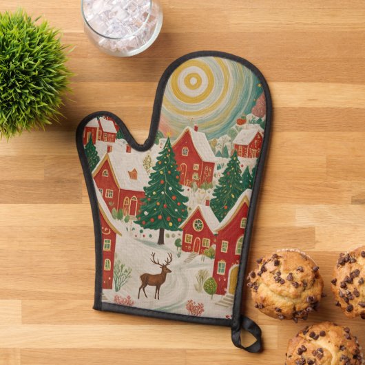 kerstdorp ovenwant (Top down)