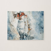 Kerstdorp Santa Kerstvakantie Legpuzzel (Horizontaal)